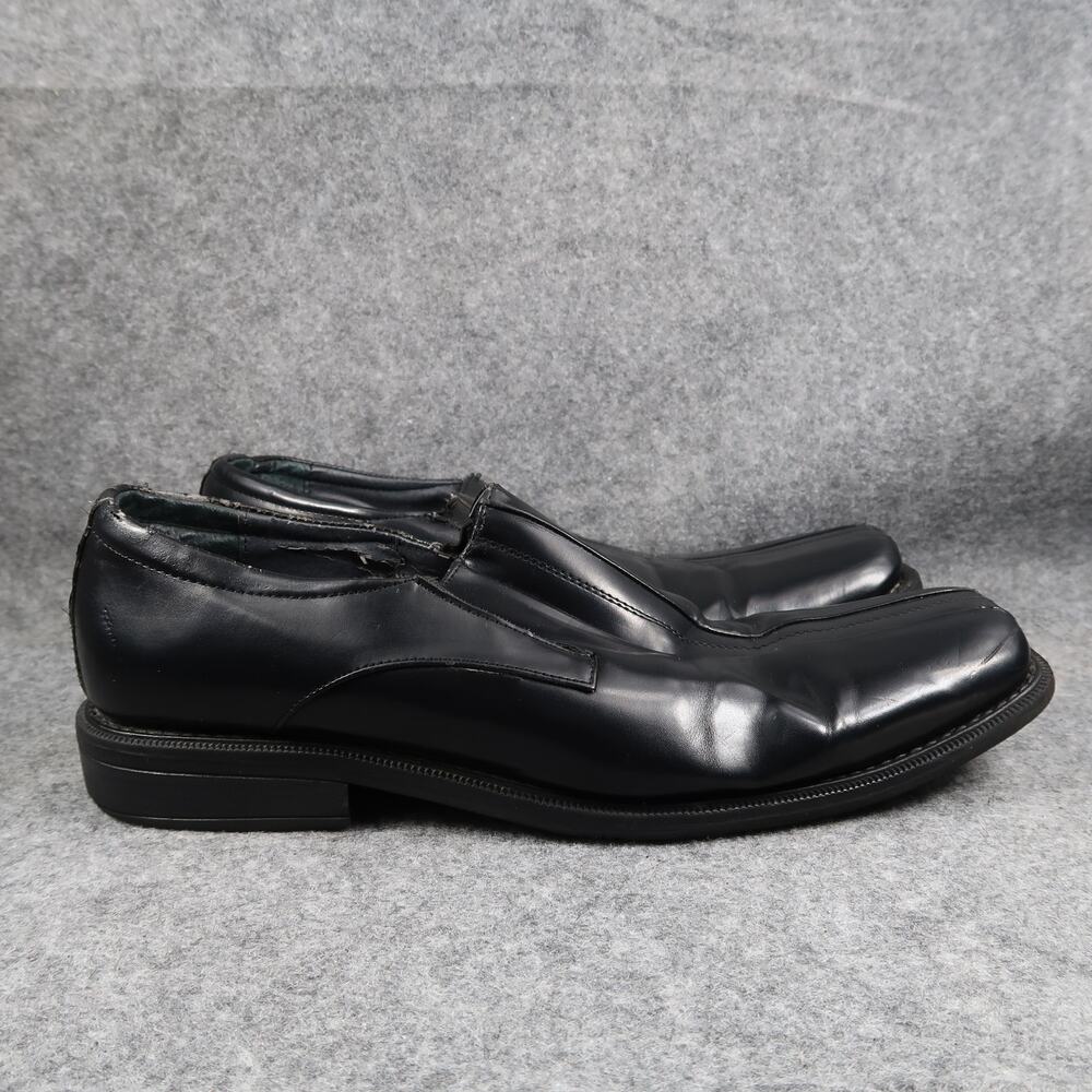 Soft Stag Shoes Mens 10.5 Loafer Slip On Dress Formal Oxford Professional Black